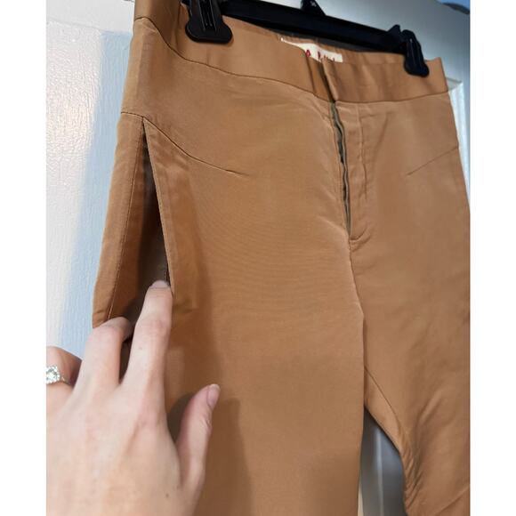 Marni Tan Straight Leg Polyester Capri Pants Size 38 - Picture 3 of 8